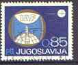 Yugoslavia 1967 International Astronautical Federation 85p superb cds used, SG 1298