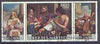 San Marino 1967 Paintings by Barbieri se-tenant strip of 3 superb cds used, SG 822-24