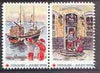 Cinderella - Denmark (Holbaek) 1993 Christmas Red Cross set of 2 perf labels produced by Holbaek Red Cross