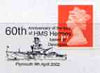 Postmark - Great Britain 2002 cover with 60th Anniversary of loss of HMS Hermes, Plymouth cancel illustrated with The Hermes