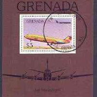 Grenada 1976 Airplanes $3 perf m/sheet (BAC 1-11) fine cto used SG MS 824