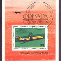 Grenada - Grenadines 1976 Airplanes $3 perf m/sheet (BAC 1-11) fine cto used, SG MS 190