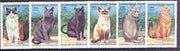 Cambodia 1999 Domestic Cats complete perf set of 6 values unmounted mint