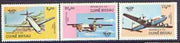 Guinea - Bissau 1984 40th Anniversary of ICAO set of 3 unmounted mint, SG 832-34