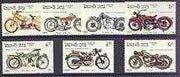 Laos 1985 Centenary of Motor Cycle complete perf set of 7 unmounted mint, SG 807-13