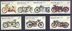 Laos 1985 Centenary of Motor Cycle complete perf set of 7 unmounted mint, SG 807-13