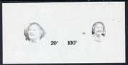 Tanzania 1985 Life & Times of HM Queen Mother m/sheet (containing SG 425 & 427) unmounted mint imperf colour proof in black only