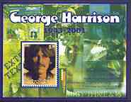 Karelia Republic 2002 George Harrison perf m/sheet #02 containing 5.00 value, unmounted mint