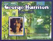 Karelia Republic 2002 George Harrison imperf m/sheet #02 containing 5.00 value, unmounted mint
