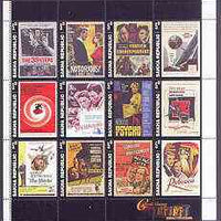 Sakha (Yakutia) Republic 2001 Classic Cinema (Film Posters) perf sheetlet containing set of 12 values unmounted mint