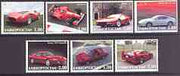 Bashkortostan 2001 Ferrari Cars perf set of 7 values complete unmounted mint