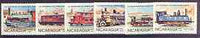 Nicaragua 1985 150th Anniversary of German Railways complete perf set of 6 unmounted mint, SG 2659-64
