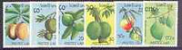 Laos 1989 Fruit complete perf set of 6 unmounted mint, SG 1155-60