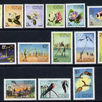 Nauru 1973 pictorial def set complete unmounted mint SG 99-112