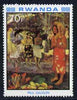 Rwanda 1980 Impressionist Paintings 70F Tahitian Girls by Gauguin unmounted mint, SG 1003