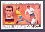 Fujeira 1970 World Cup Football 1R Beckenbauer from imperf set of 6 unmounted mint, Mi 548B