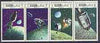 Ras Al Khaima 1969 Apollo 10 perf strip of 4 unmounted mint, Mi 326, 328, 330 & 332