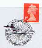 Postmark - Great Britain 2002 cover with Brooklands 'Airliners' cancel illustrated with VC-10