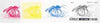 North Korea 1993 Insects 90ch (Wasp) value set of 4 imperf progressive proofs comprising the 4 individual colours (magenta, yellow, blue & black) as SG N3272