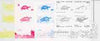North Korea 1998 Reptiles & Amphibians se-tenant block of 4 the set of 4 imperf progressive proofs comprising the 4 individual colours (magenta, yellow, blue & black) as SG N3827-30