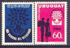 Uruguay 1960 World Refugee Year set of 2 unmounted mint, SG 1150-51