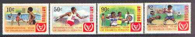Antigua 1981 International Year of the Disabled set of 4 unmounted mint, SG 728-31