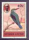Sierra Leone 1983 Blue Breasted Kingfisher 40c (with 1983 imprint) unmounted mint SG 769