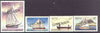 Nevis 1980 Boats perf set of 4 opt'd SPECIMEN, as SG 51-54 unmounted mint