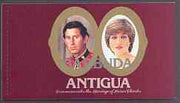 Barbuda 1981 Royal Wedding $11.50 self-adhesive booklet (3rd issue) complete and pristine, SG SB4