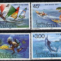 St Vincent - Grenadines 1985 Tourism Watersports set of 4 unmounted mint (SG 386-9)