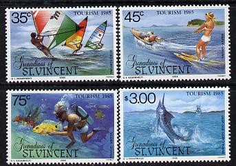 St Vincent - Grenadines 1985 Tourism Watersports set of 4 unmounted mint (SG 386-9)