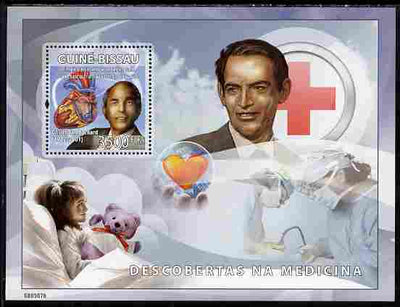 Guinea - Bissau 2008 Pioneers of Medicine perf souvenir sheet unmounted mint Michel BL 676