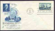 United States 1964 New York World's Fair (Sponsored by the Rotarians) on illustrated cover with first day cancel, SG 1226