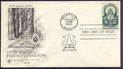 United States 1960 Fifth World Forestry Conference on illustrated cover with first day cancel, SG 1155