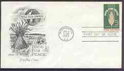 United States 1963 Freedom From Hunger on illustrated cover with first day cancel, SG 1213