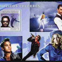 Guinea - Bissau 2008 Musical Celebrities perf souvenir sheet unmounted mint Michel BL 677