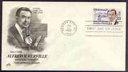 United States 1985 Aviation Pioneers - Alfred V Verville on illustrated cover with first day cancel, SG A2142