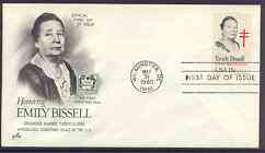 United States 1980 Emily Bissell (crusader against Tuberculosis) on illustrated cover with first day cancel, SG 1796