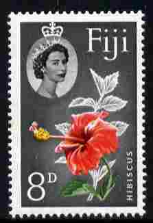 Fiji 1959-63 Hibiscus 8d unmounted mint SG 304
