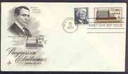 United States 1973 Progress in Electronics 6c (Marconi's Spark Coil) on illustrated cover with first day cancel, SG 1505