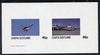 Staffa 1982 Helicopters #2 imperf set of 2 values (40p & 60p) unmounted mint