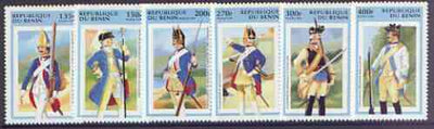 Benin 1997 Military Uniforms perf set of 6 unmounted mint, SG 1600-1605