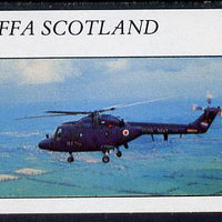 Staffa 1982 Helicopters #3 imperf souvenir sheet (£1 value) unmounted mint
