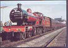 Postcard produced in 1980's in full colour showing Midland Railway 'East Midlander' Compound Class 4P 4-4-0, unused and pristine