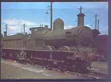 Postcard produced in 1980's in full colour showing GWR Dean Goods Class 0-6-0, unused and pristine