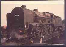 Postcard produced in 1980's in full colour showing LMS Fowler 'Patriot' Class 'Duke of Sutherland', unused and pristine