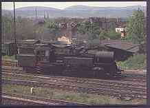 Postcard produced in 1980's in full colour showing German State Railway 65/10 Class 2-8-4T unused and pristine