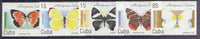 Cuba 1997 Butterflies complete perf set of 5 values unmounted mint, SG 4164-68