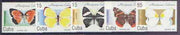 Cuba 1997 Butterflies complete perf set of 5 values unmounted mint, SG 4164-68