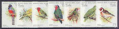 Cuba 1997 Carib Birds complete perf set of 7 values unmounted mint SG 4186-92
